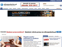 Tablet Screenshot of egospodarka.pl